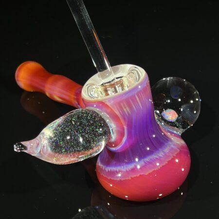 Horned Serendipity Opal Hash Hammer All Pipes and Accessories Tako Glass Horned Serendipity Opal Hash Hammer