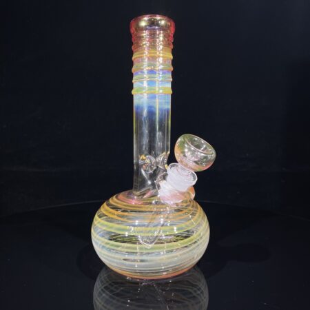 8" Fume Wrap Bubble Bong
