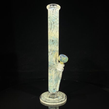 14" Silver Fumed Straight Bong