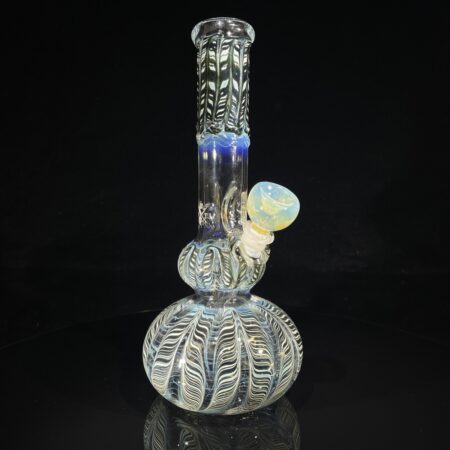 11" Color Rake Double Bubble Bong