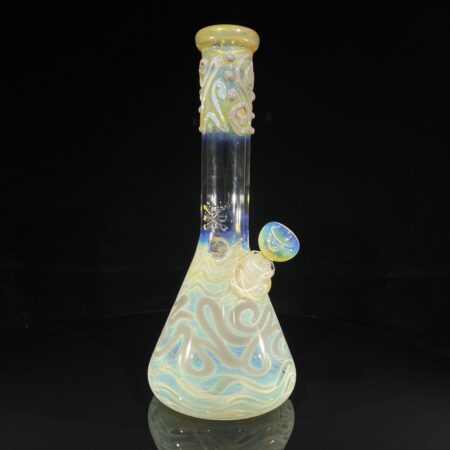 11" Color Squiggle Beaker Bong