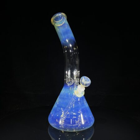15" Fumed Bent Neck Beaker Bong