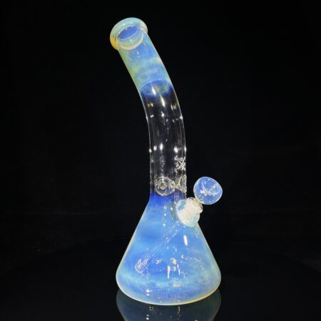 15" Fumed Bent Neck Beaker Bong