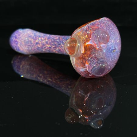 Purple Magic Marbled Pipe Dry Pipes Tako Glass Purple Magic Marbled Pipe