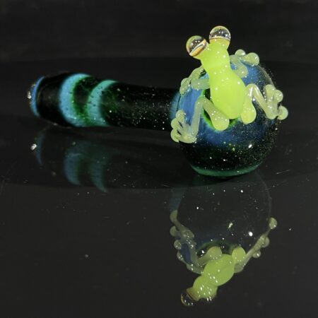 Frog Spoon Pipe All Pipes and Accessories Tako Glass Frog Spoon Pipe