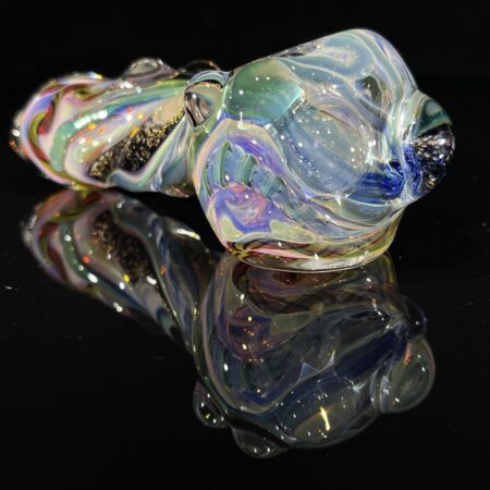 Molten Twisted Chaos Spoon Pipe