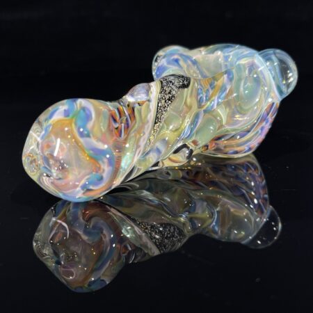 Molten Twisted Chaos Spoon Pipe