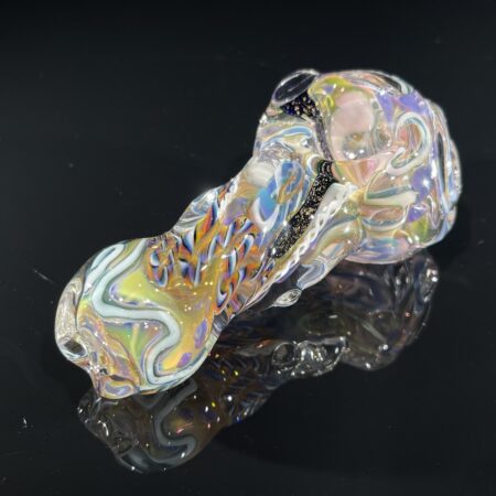 Molten Twisted Chaos Spoon Pipe