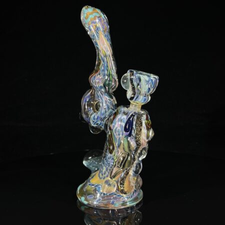 Molten Chaos Sherlock Donut Bubbler All Pipes and Accessories Tako Glass Molten Chaos Sherlock Donut Bubbler