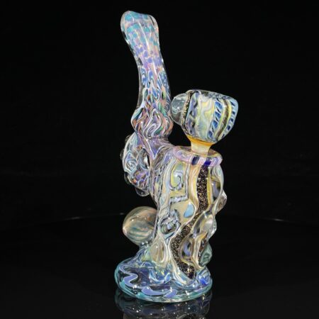Molten Chaos Sherlock Donut Bubbler All Pipes and Accessories Tako Glass Molten Chaos Sherlock Donut Bubbler