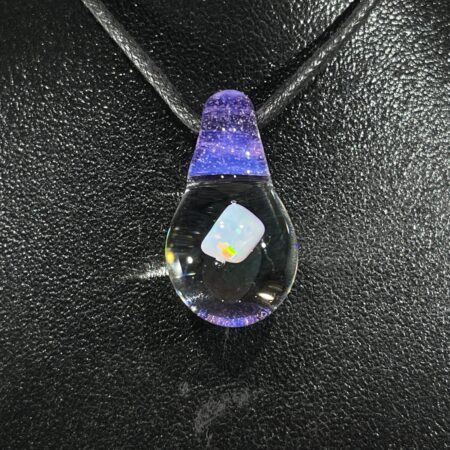 Opal Teardrop Pendant All Pipes and Accessories Tako Glass Opal Teardrop Pendant