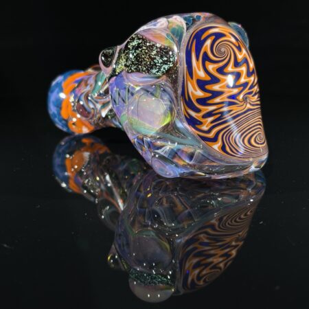 Thick and Twisted Wig Wag Pipe Dry Pipes Tako Glass Thick and Twisted Wig Wag Pipe