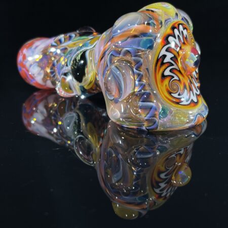 Thick and Twisted Wig Wag Pipe Dry Pipes Tako Glass Thick and Twisted Wig Wag Pipe