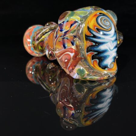 Thick and Twisted Wig Wag Pipe Dry Pipes Tako Glass Thick and Twisted Wig Wag Pipe