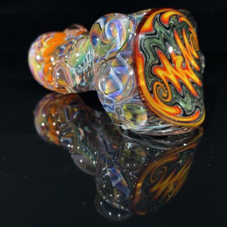 Thick and Twisted Wig Wag Pipe Dry Pipes Tako Glass Thick and Twisted Wig Wag Pipe