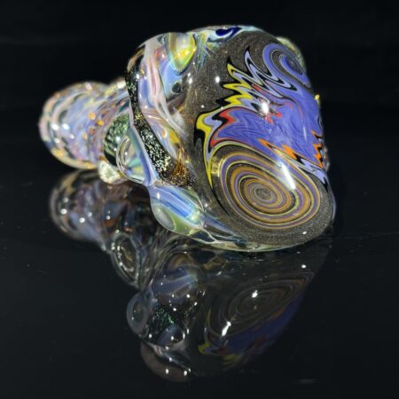 Thick and Twisted Wig Wag Pipe Dry Pipes Tako Glass Thick and Twisted Wig Wag Pipe