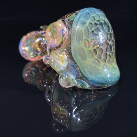 Thick and Twisted Honeycomb Pipe Dry Pipes Tako Glass Thick and Twisted Honeycomb Pipe