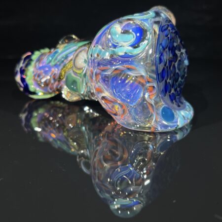 Thick and Twisted Honeycomb Pipe Dry Pipes Tako Glass Thick and Twisted Honeycomb Pipe