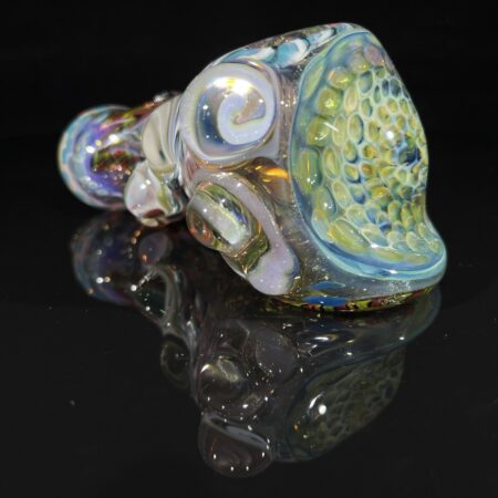 Thick and Twisted Honeycomb Pipe Dry Pipes Tako Glass Thick and Twisted Honeycomb Pipe