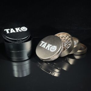 Chunky Fumed Moon Dot Spoon All Pipes and Accessories Tako Glass