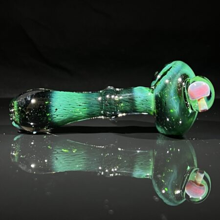 Exp Jade Mushroom Spoon Pipe All Pipes and Accessories Tako Glass Exp Jade Mushroom Spoon Pipe