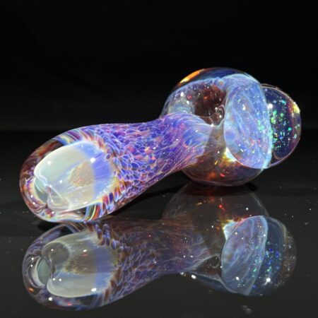 Large Purple Nebula Cropal Marble Pipe All Pipes and Accessories Tako Glass Large Purple Nebula Cropal Marble Pipe