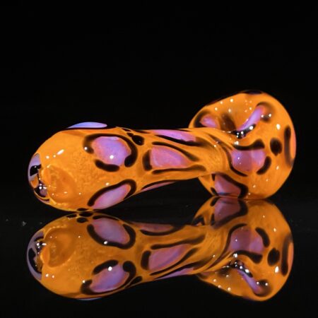 Leopard Glass Pipe All Pipes and Accessories Tako Glass Leopard Glass Pipe