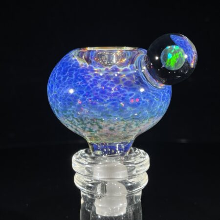 14mm Purple Nebula Black Planet Opal Pull Slide Accessories Tako Glass 14mm Purple Nebula Black Planet Opal Pull Slide