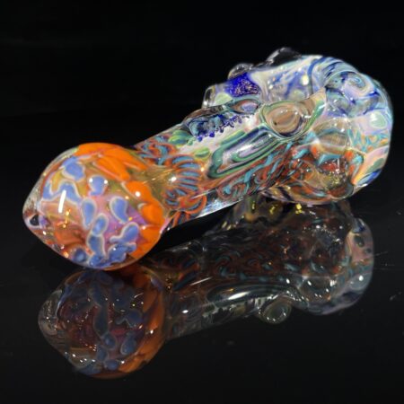 Molten Chaos Spoon Pipe All Pipes and Accessories Tako Glass Molten Chaos Spoon Pipe