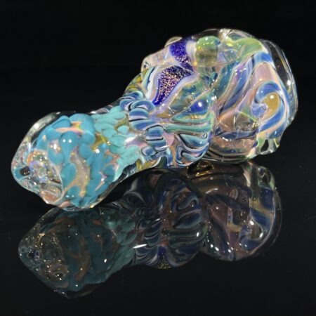 Molten Chaos Spoon Pipe All Pipes and Accessories Tako Glass Molten Chaos Spoon Pipe