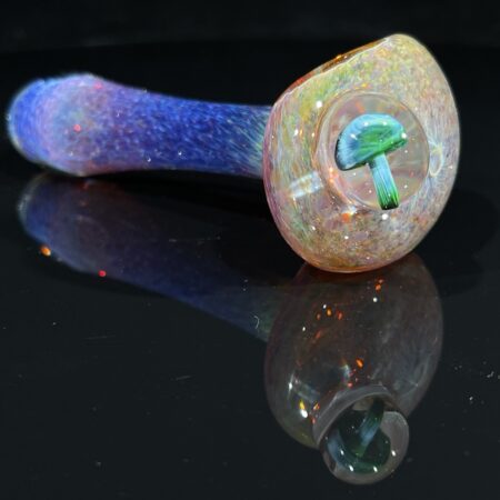 Purple Magic Mushroom Spoon Pipe