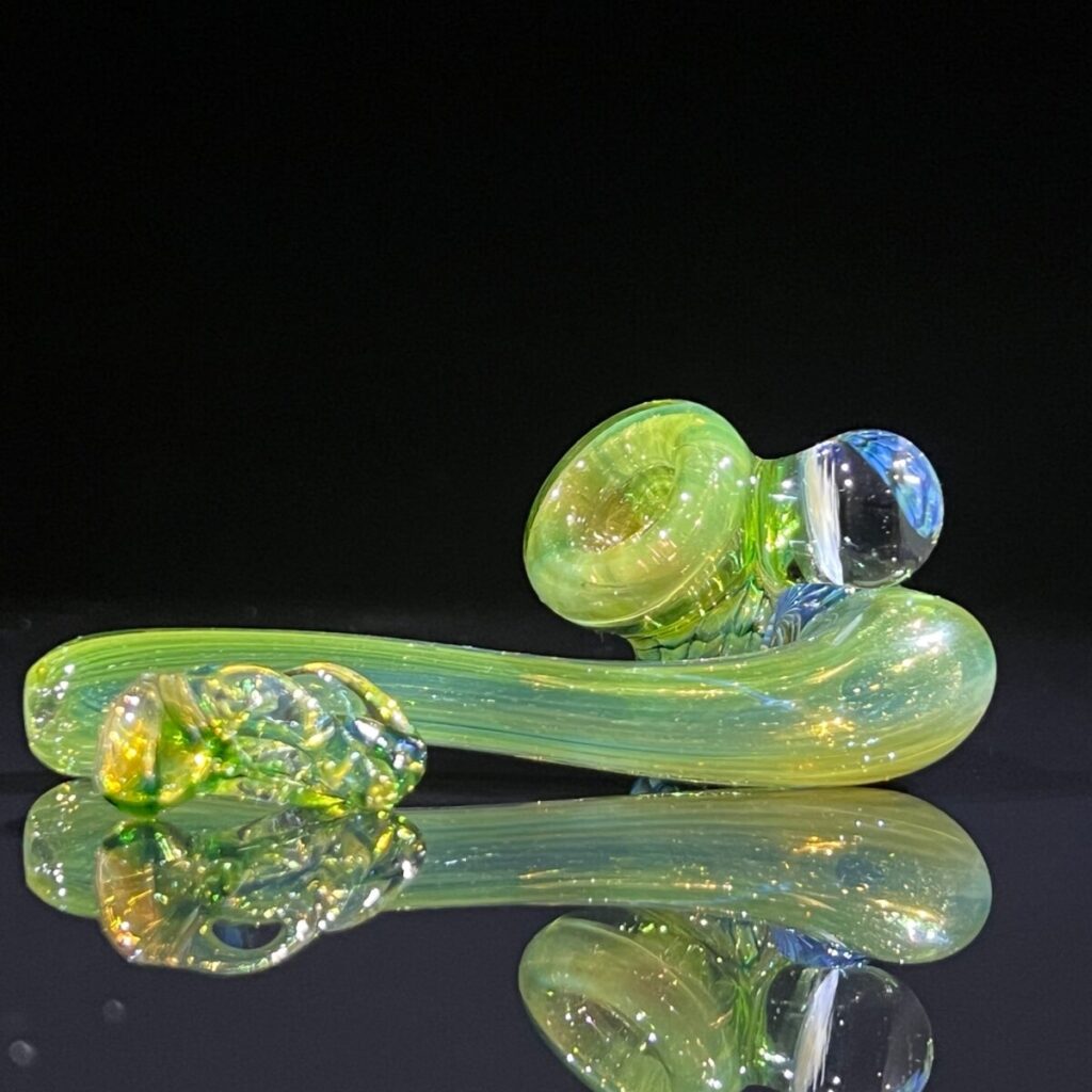 Sculptural glass pipe