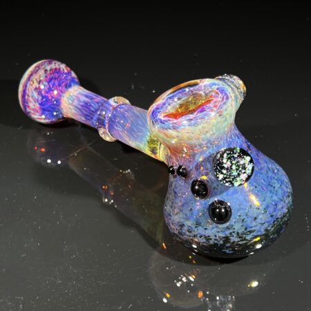 Purple Magic Cropal Dry Hammer Pipe All Pipes and Accessories Tako Glass Purple Magic Cropal Dry Hammer Pipe