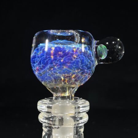 14mm Purple Nebula Black Planet Opal Pull Slide Accessories Tako Glass 14mm Purple Nebula Black Planet Opal Pull Slide