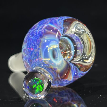 14mm Purple Nebula Black Planet Opal Pull Slide Accessories Tako Glass 14mm Purple Nebula Black Planet Opal Pull Slide