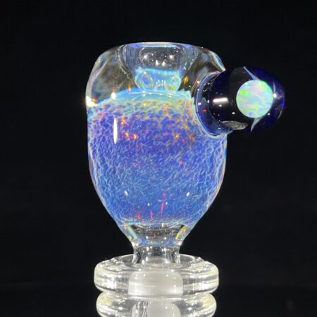 14mm Purple Nebula White Opal Pull Slide Accessories Tako Glass 14mm Purple Nebula White Opal Pull Slide