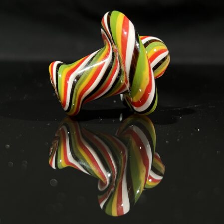 Rainbow Carb Cap Accessories Tako Glass Rainbow Carb Cap