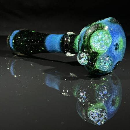 Exp Jade Cropal Marble Spoon Pipe All Pipes and Accessories Tako Glass Exp Jade Cropal Marble Spoon Pipe
