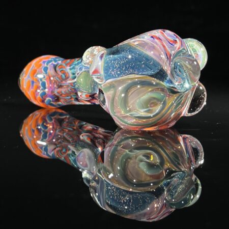 Molten Chaos Spoon Pipe All Pipes and Accessories Tako Glass Molten Chaos Spoon Pipe
