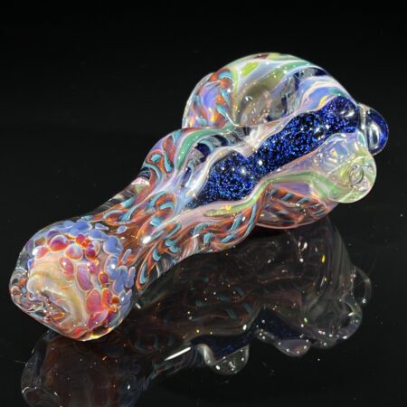 Molten Chaos Spoon Pipe All Pipes and Accessories Tako Glass Molten Chaos Spoon Pipe