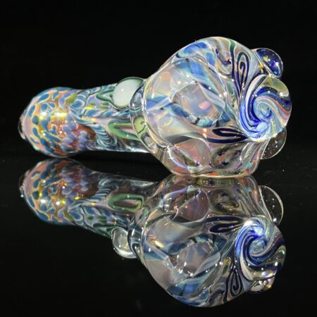 Molten Chaos Spoon Pipe All Pipes and Accessories Tako Glass Molten Chaos Spoon Pipe