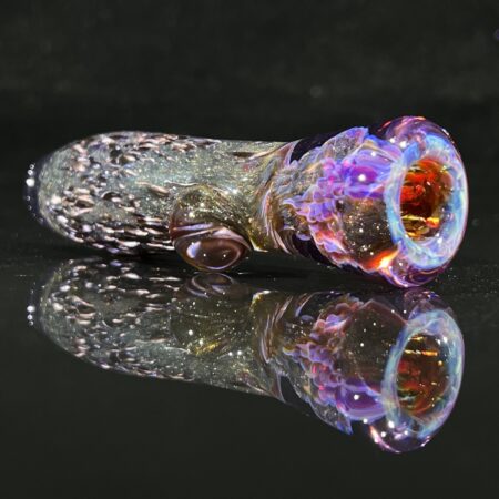 Electrum Purple Plasma Chillum All Pipes and Accessories Tako Glass Electrum Purple Plasma Chillum