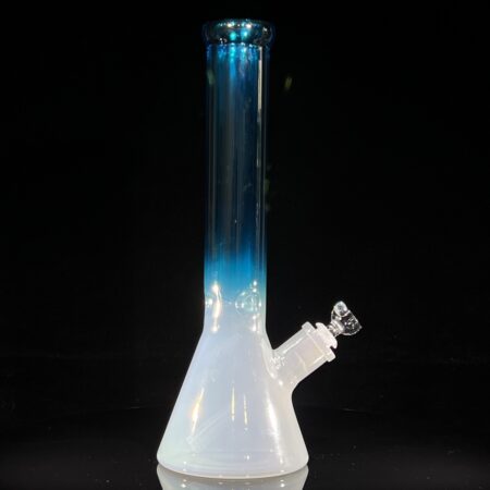 Icy Blue Magoo 14″ Beaker Bong Bongs Tako Glass Icy Blue Magoo 14" Beaker Bong