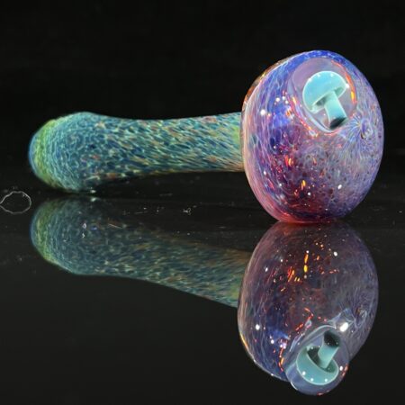 Purple magic mushroom spoon pipe