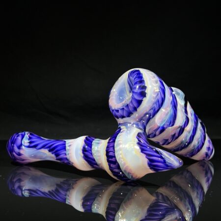 Cheshire Purple Sidecar Bubbler All Pipes and Accessories Tako Glass Cheshire purple sidecar bubbler