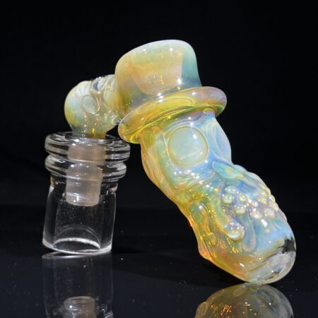 14mm Top Hat Ash Catcher Pullslide Accessories Tako Glass 14mm Top Hat Ash Catcher Pullslide