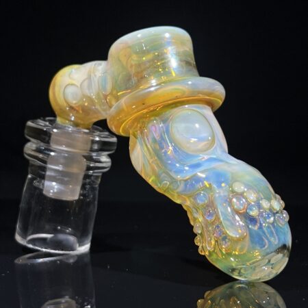 14mm Top Hat Ash Catcher Pullslide Accessories Tako Glass 14mm top hat ash catcher pullslide