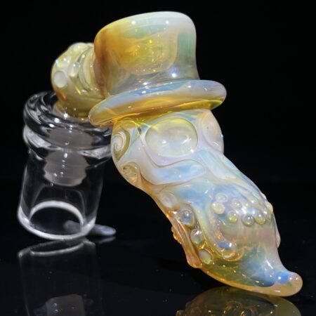 14mm Top Hat Ash Catcher Pullslide Accessories Tako Glass 14mm top hat ash catcher pullslide