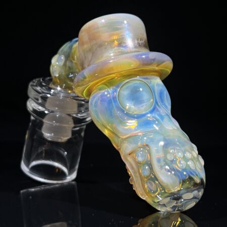 14mm Top Hat Ash Catcher Pullslide Accessories Tako Glass 14mm Top Hat Ash Catcher Pullslide