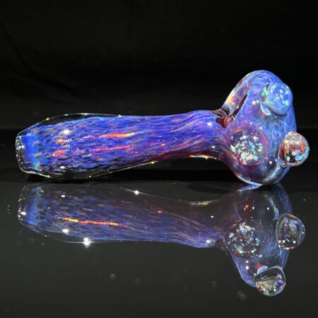 Purple Nebula Cropal Marble Pipe All Pipes and Accessories Tako Glass purple nebula cropal marble pipe